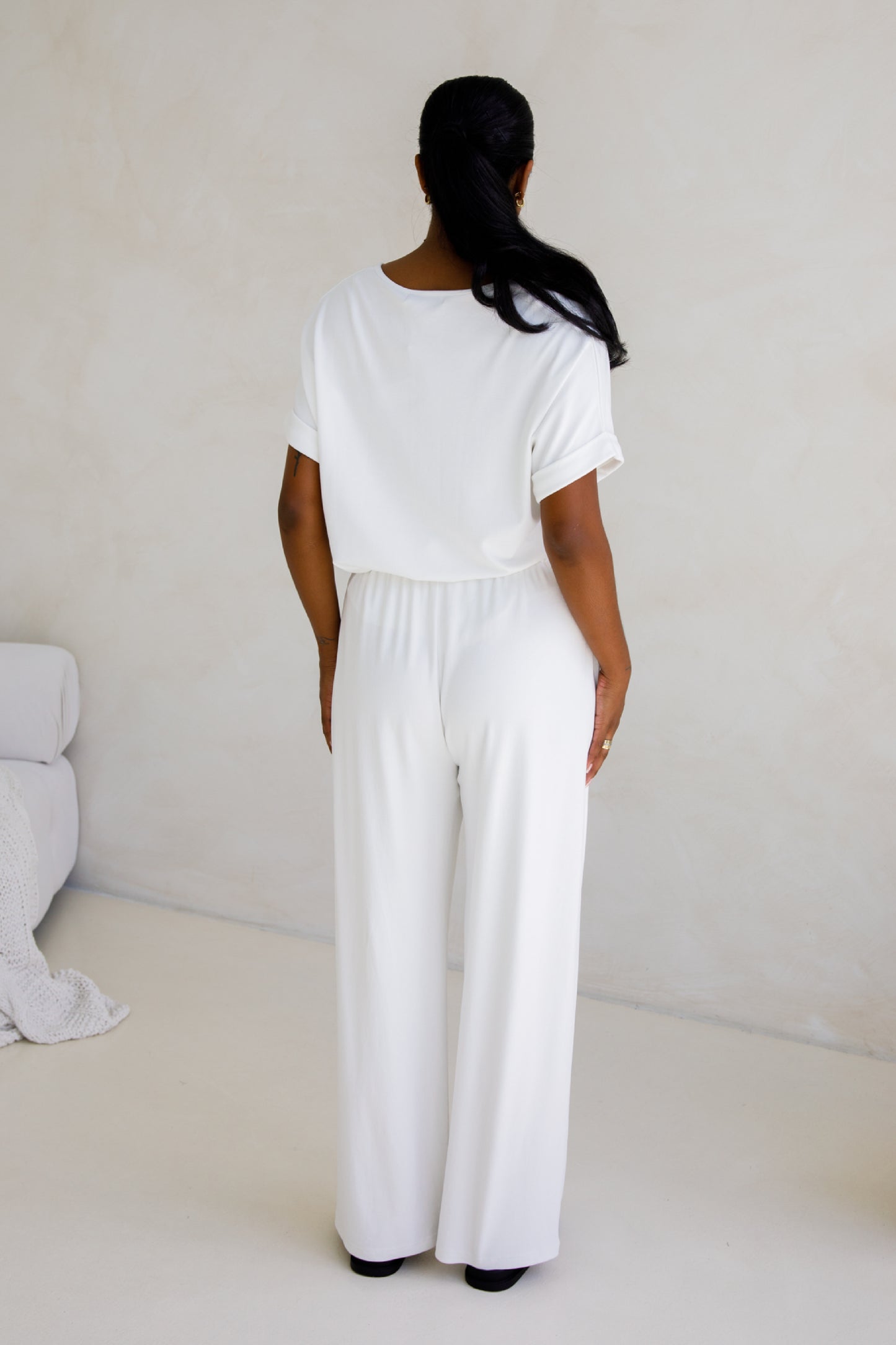 Gigi Lounge Pant | White