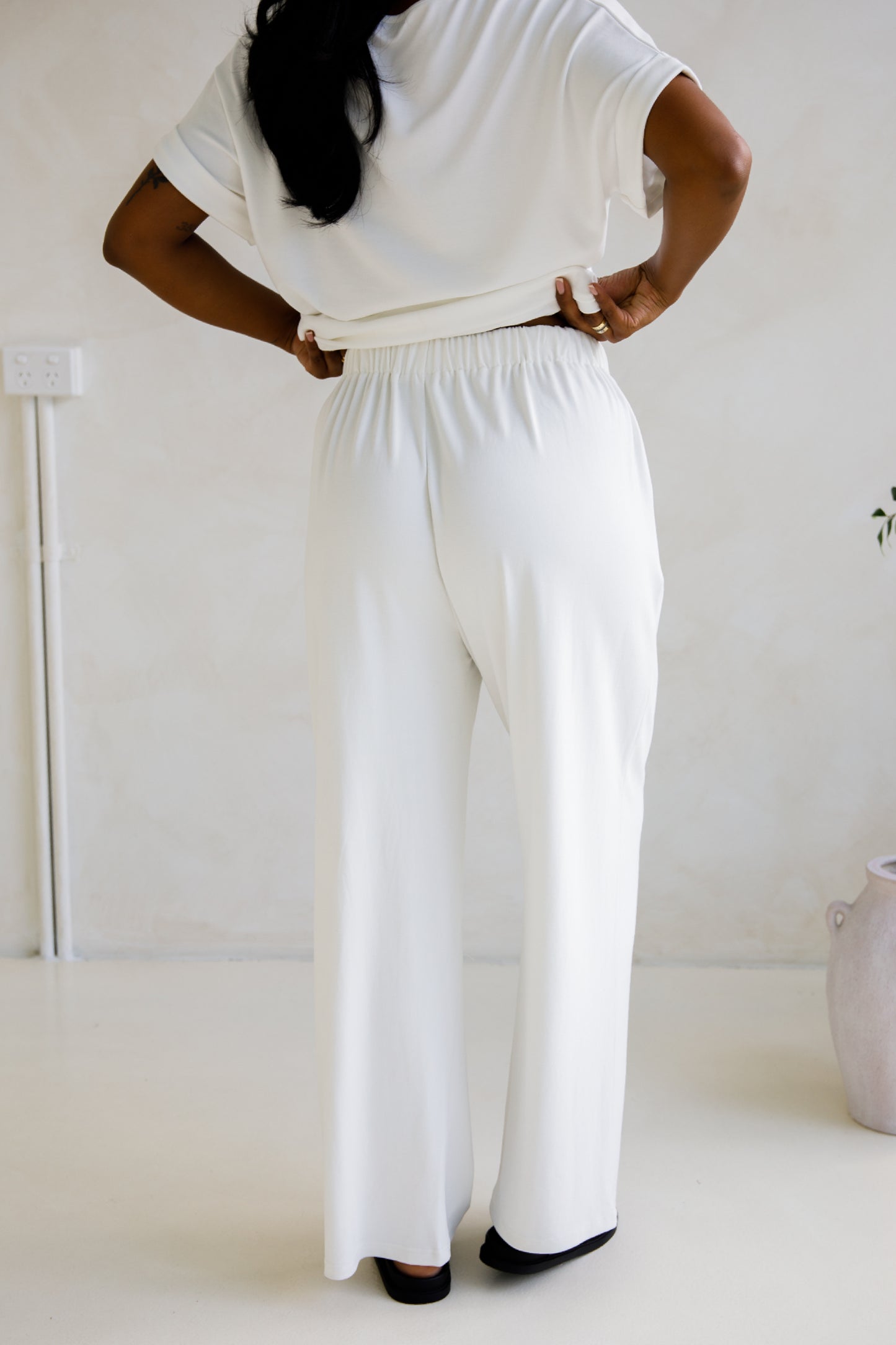 Gigi Lounge Pant | White