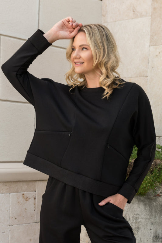 Luxe Cosy Sweater | Black | FINAL SALE