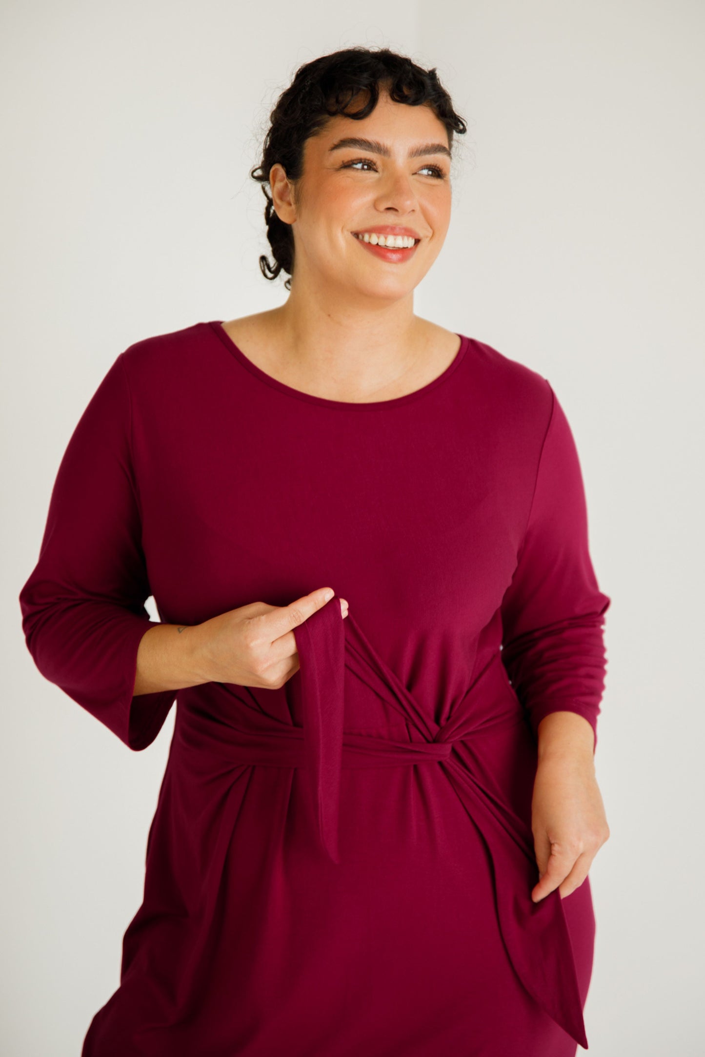 Mallory Dress | Raspberry
