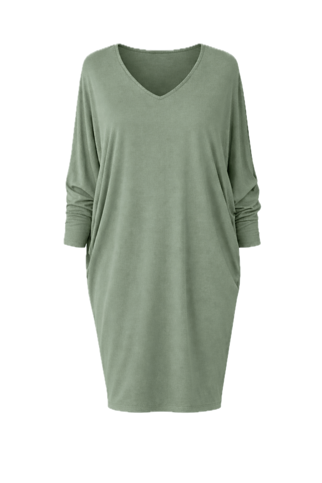 MIRACLE Bamboo Mid Sleeve Classic Length Dress | Fern