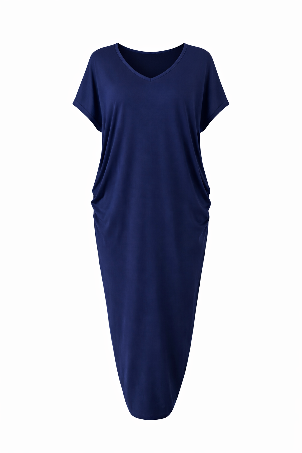 MIRACLE Bamboo Short Sleeve Maxi Dress | Navy