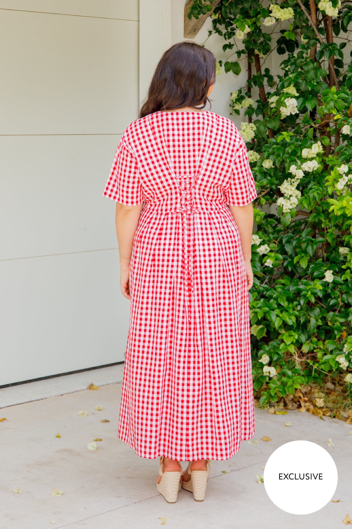 Maia Dress | Red Gingham