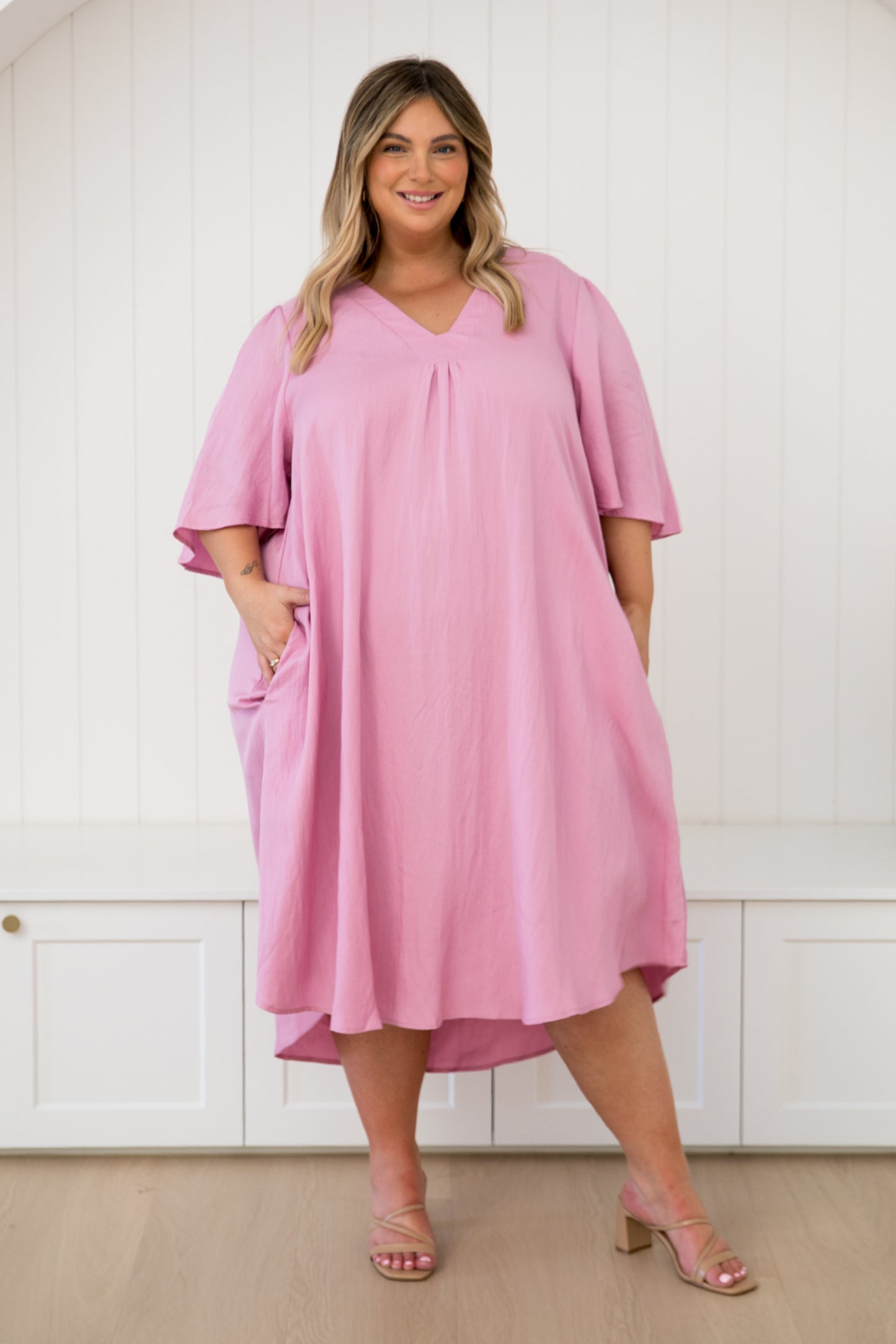 Makeo Dress | Pink Lemonade