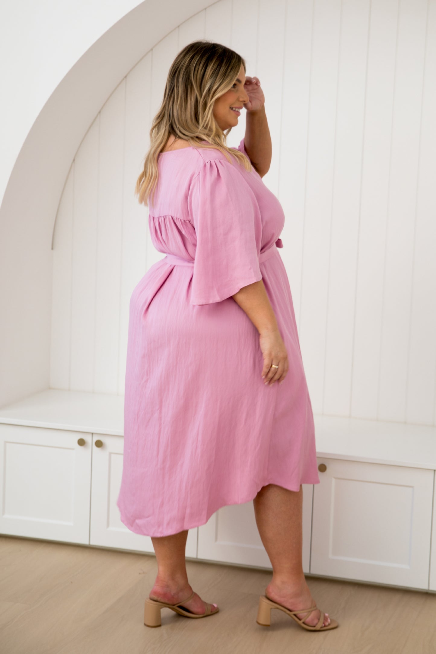 Makeo Dress | Pink Lemonade