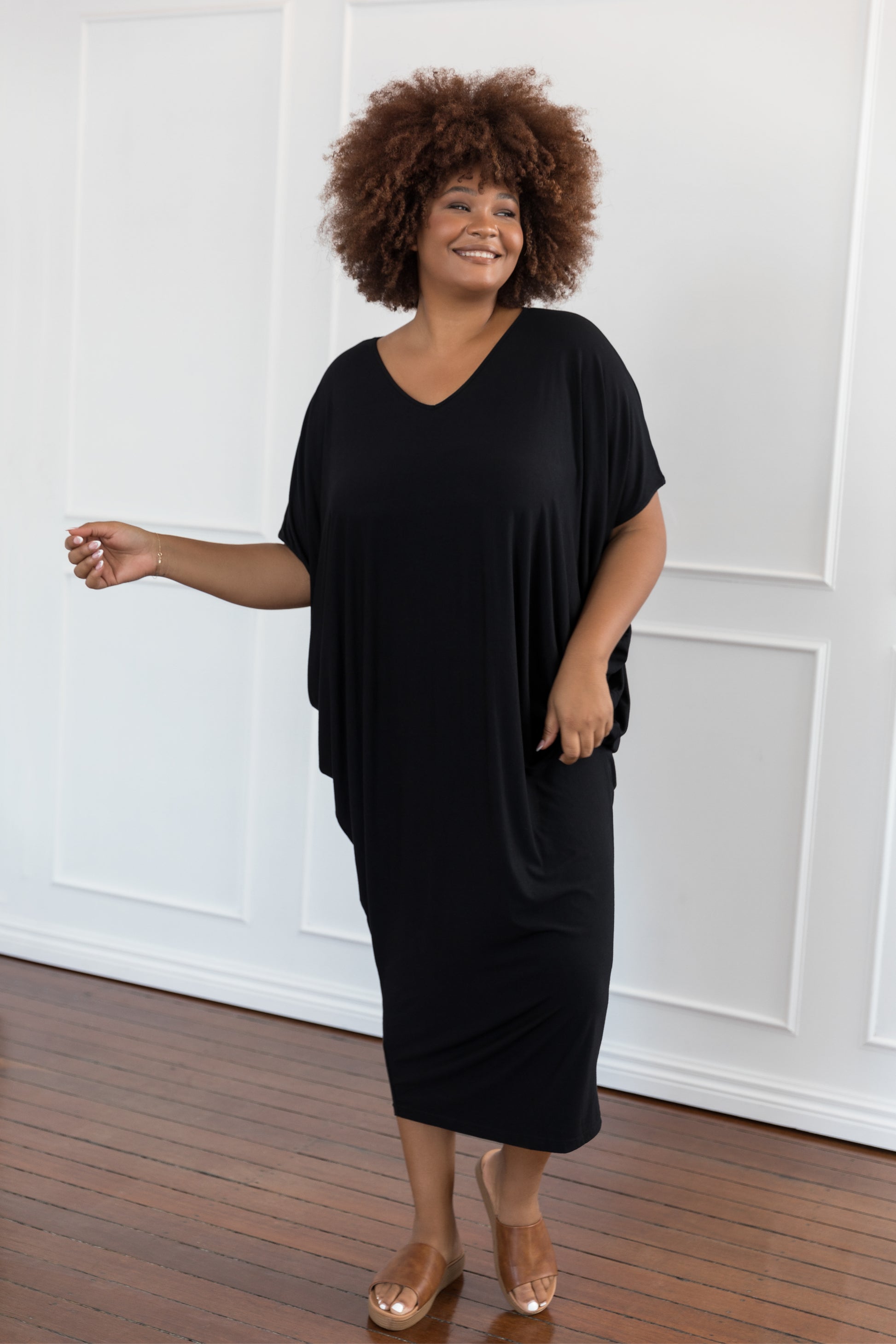 Plus-Sized Black Dresses | PQ Collection | Maxi Miracle Dress