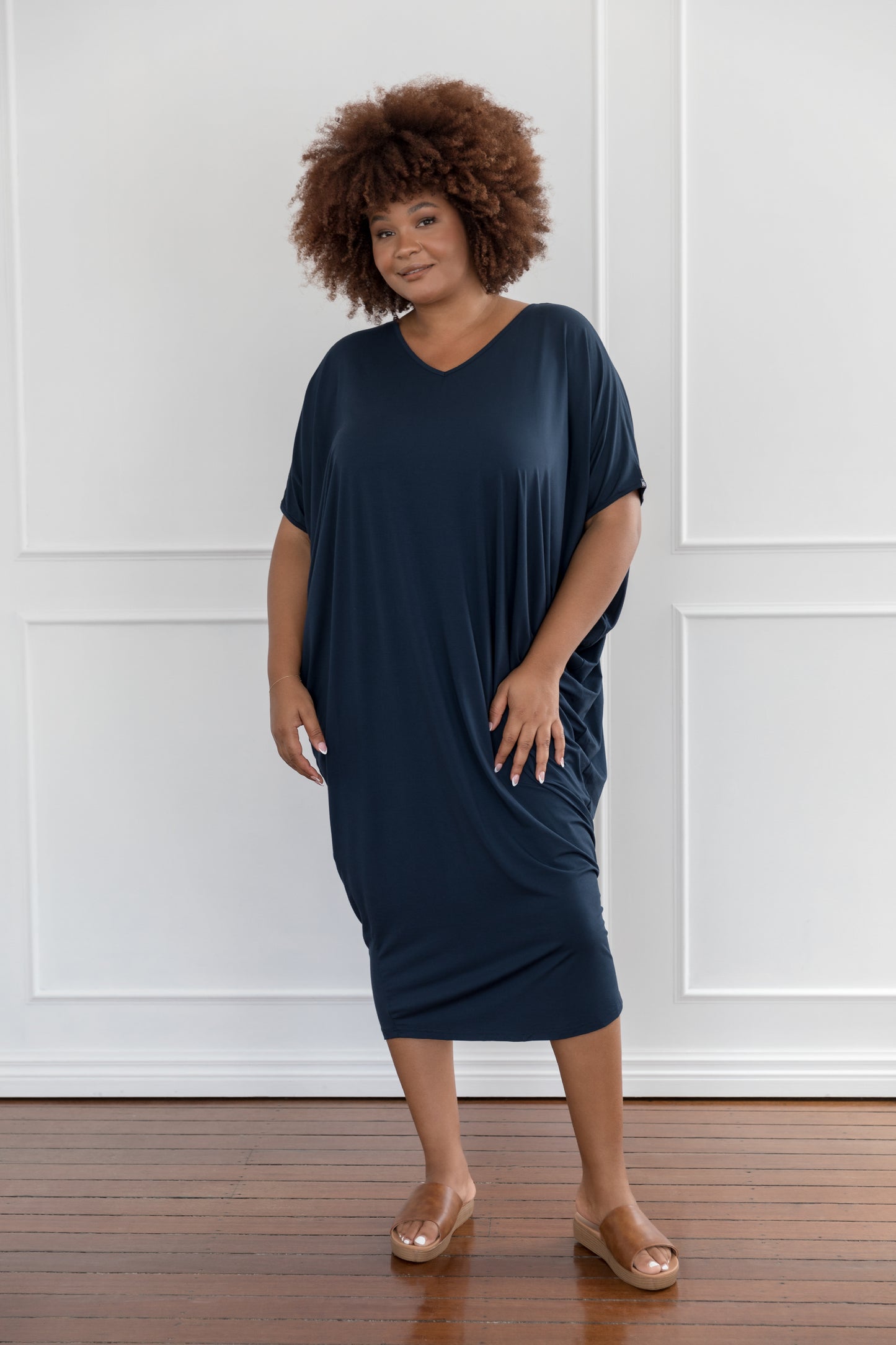 Plus-Sized Navy Dresses | PQ Collection | Maxi Miracle Dress