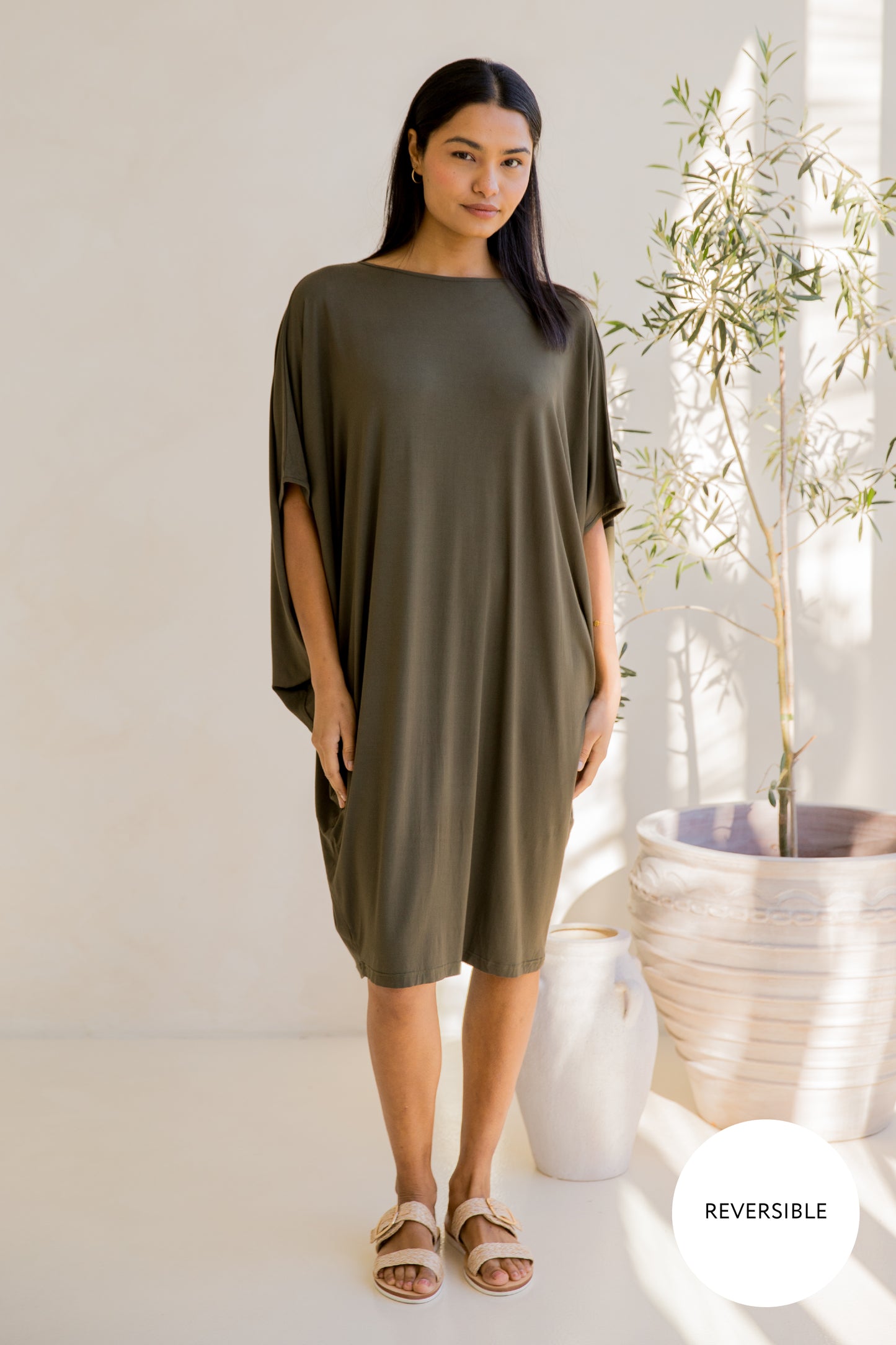 Miracle Dress | Moss Green