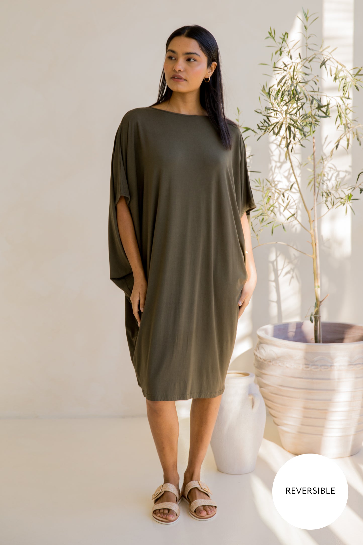 Miracle Dress | Moss Green