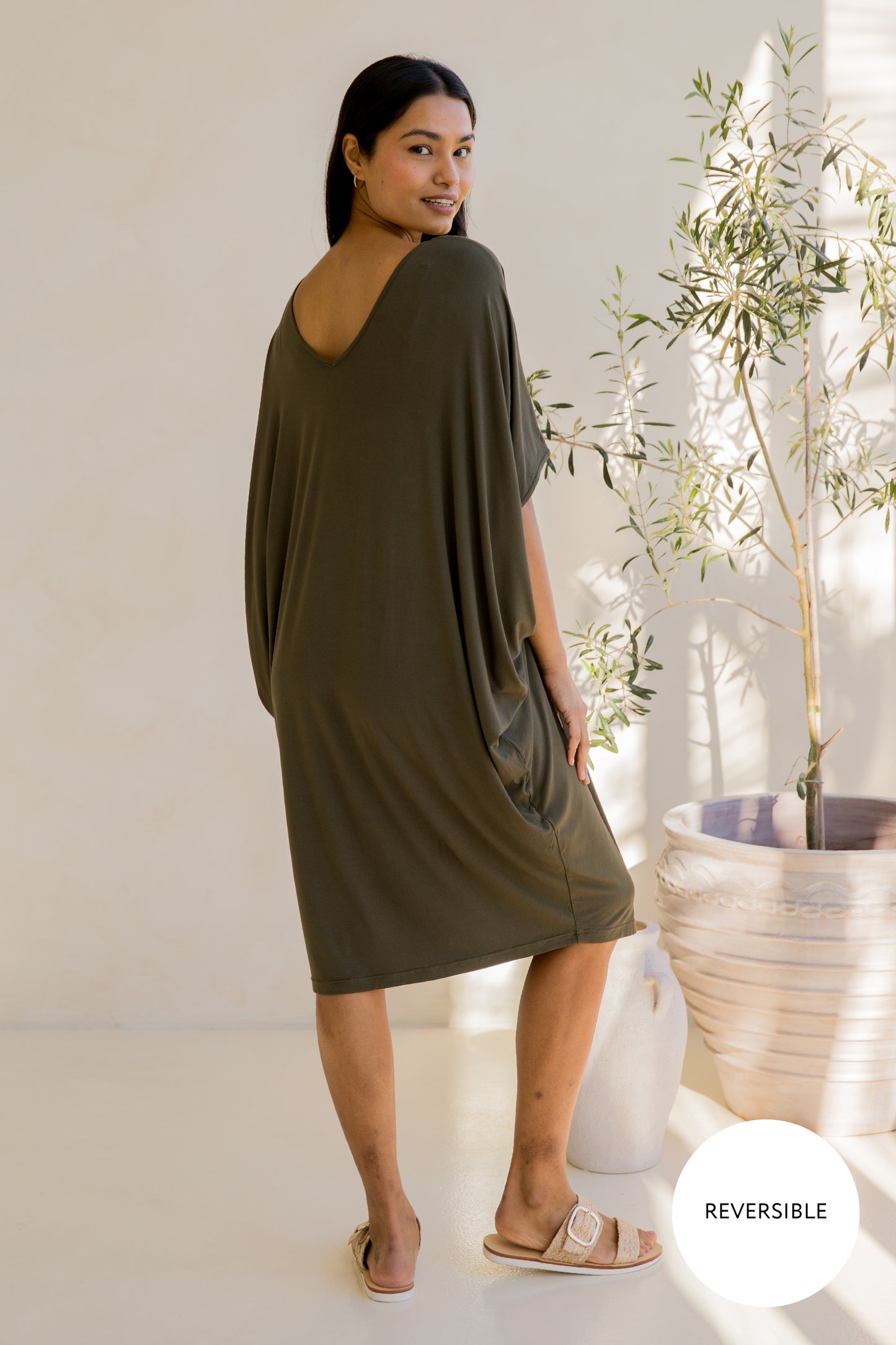 Miracle Dress | Moss Green