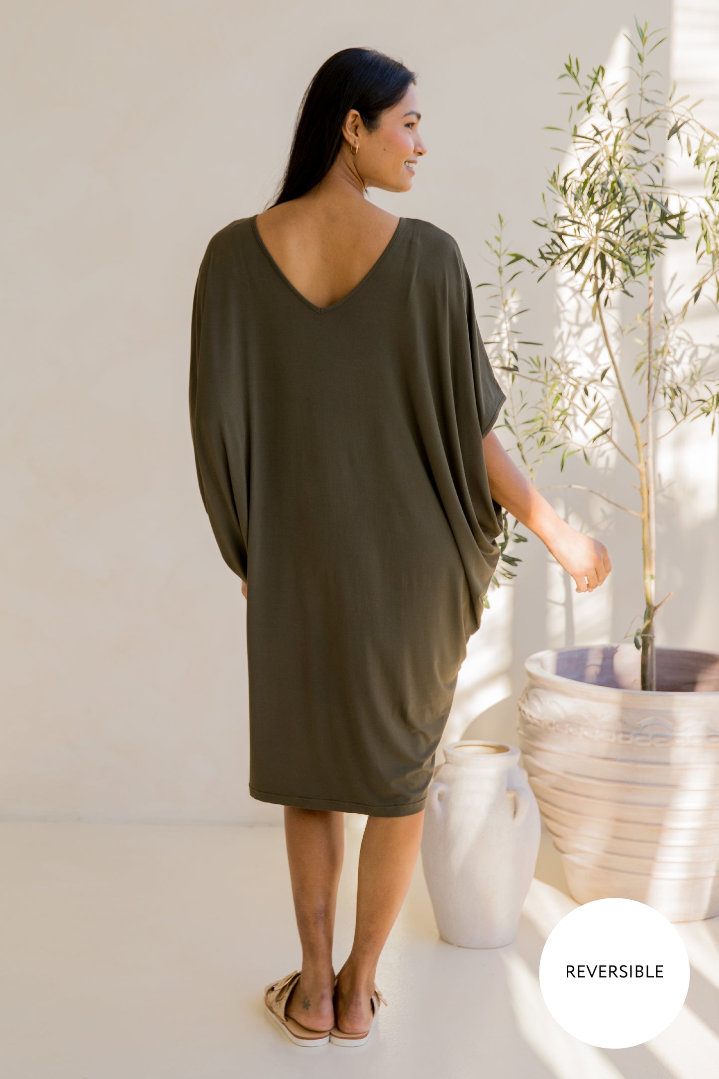 Miracle Dress | Moss Green