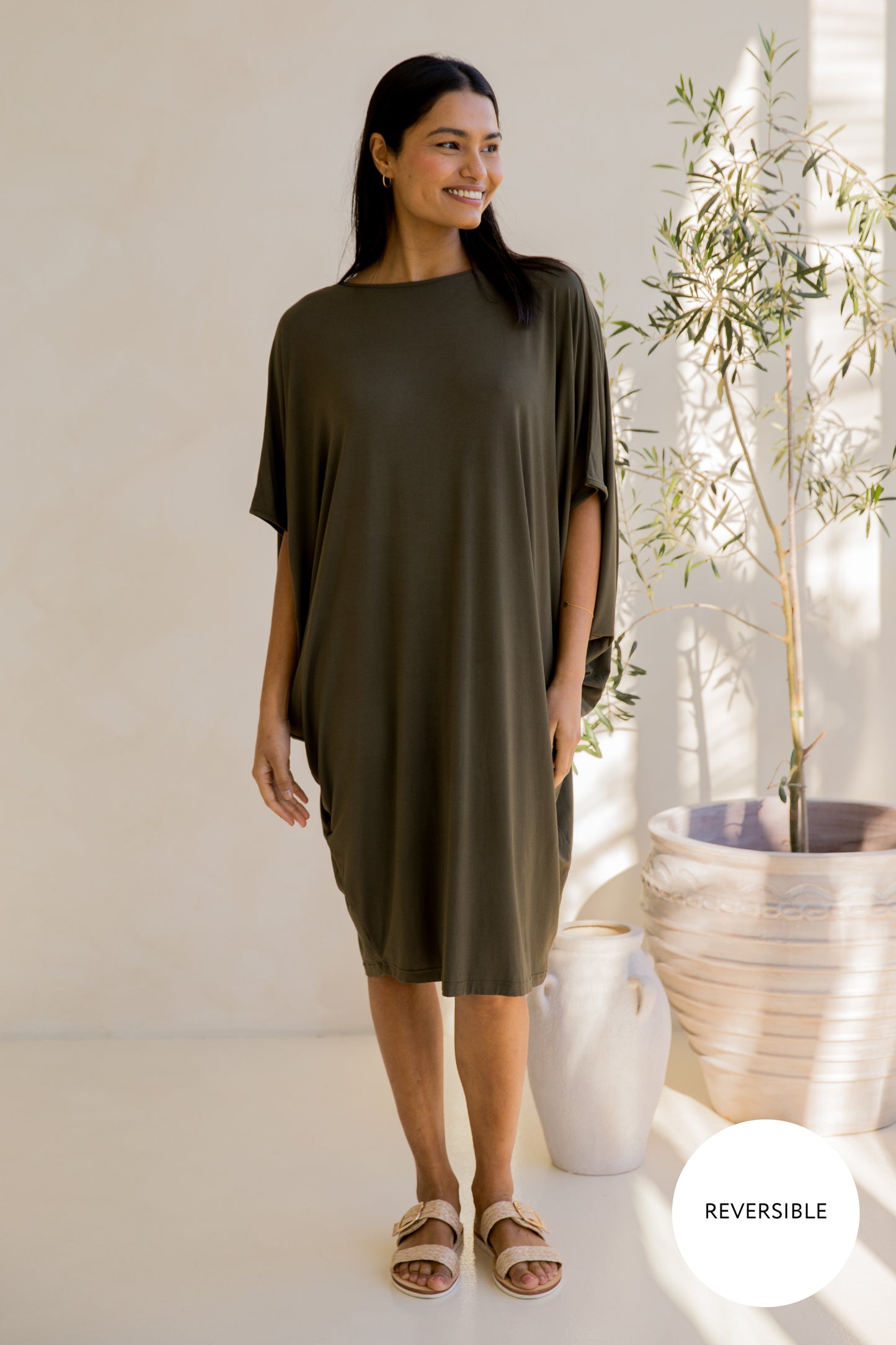 Miracle Dress | Moss Green