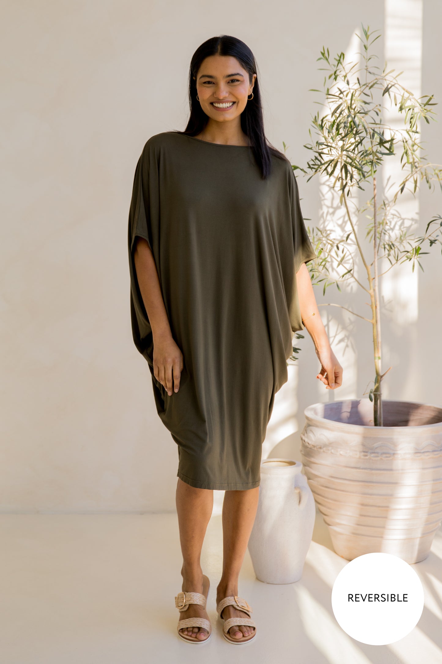 Miracle Dress | Moss Green