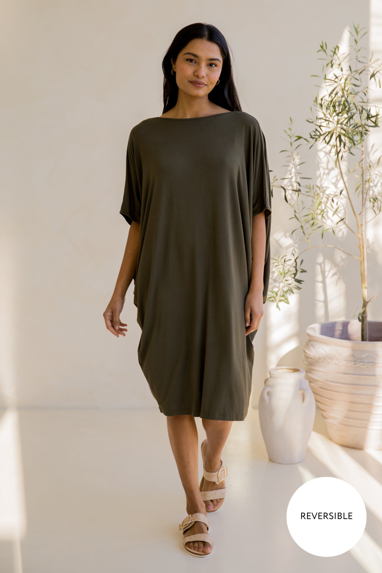 Miracle Dress | Moss Green