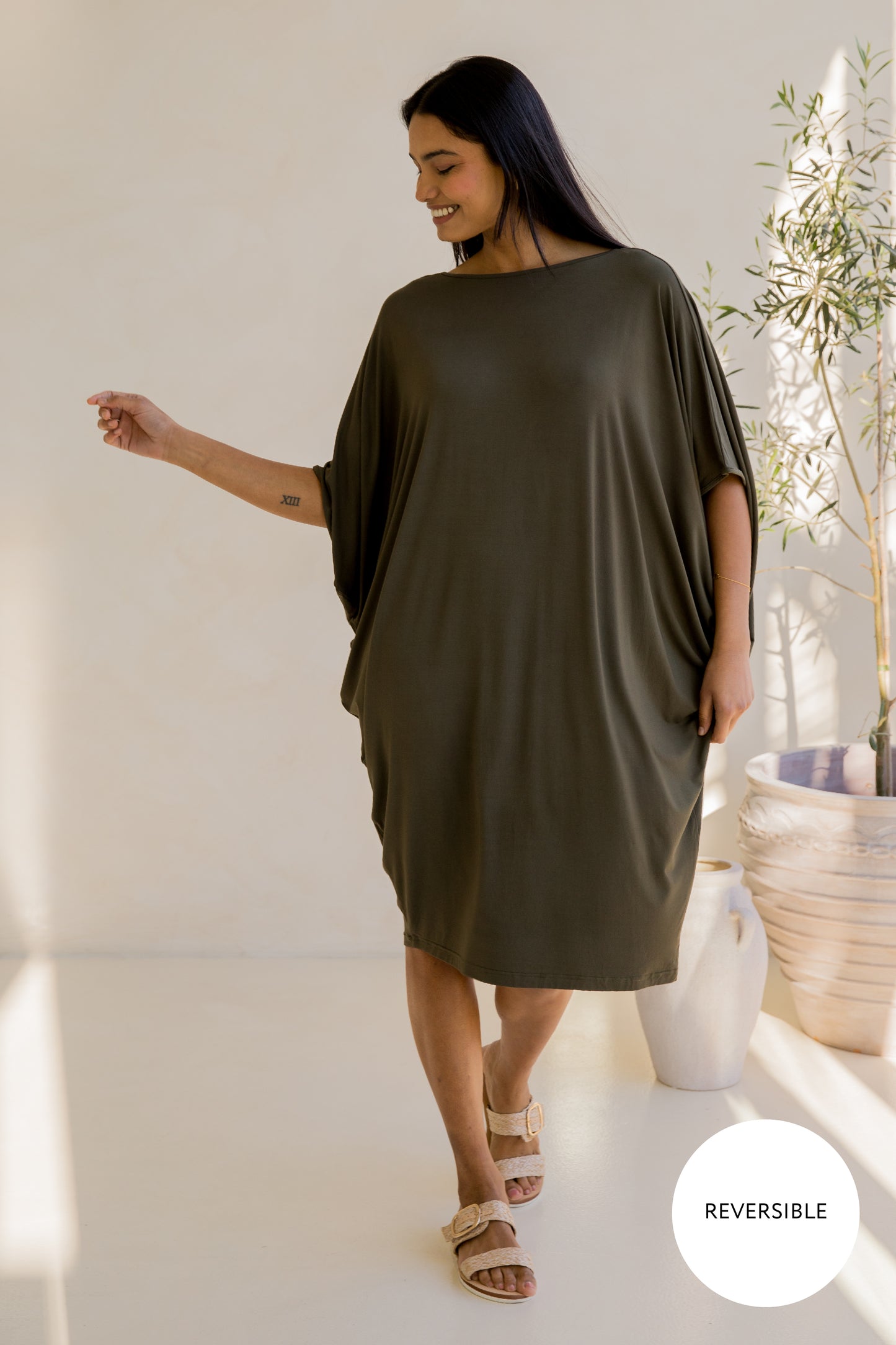 Miracle Dress | Moss Green