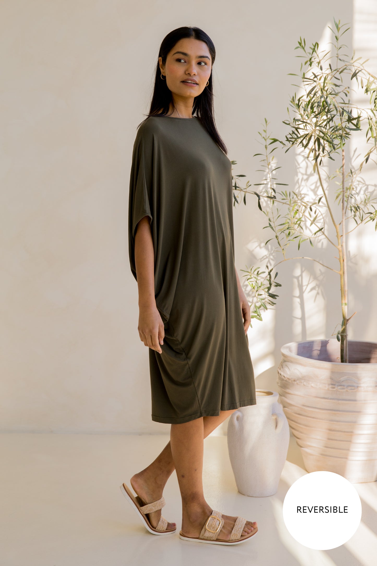 Miracle Dress | Moss Green