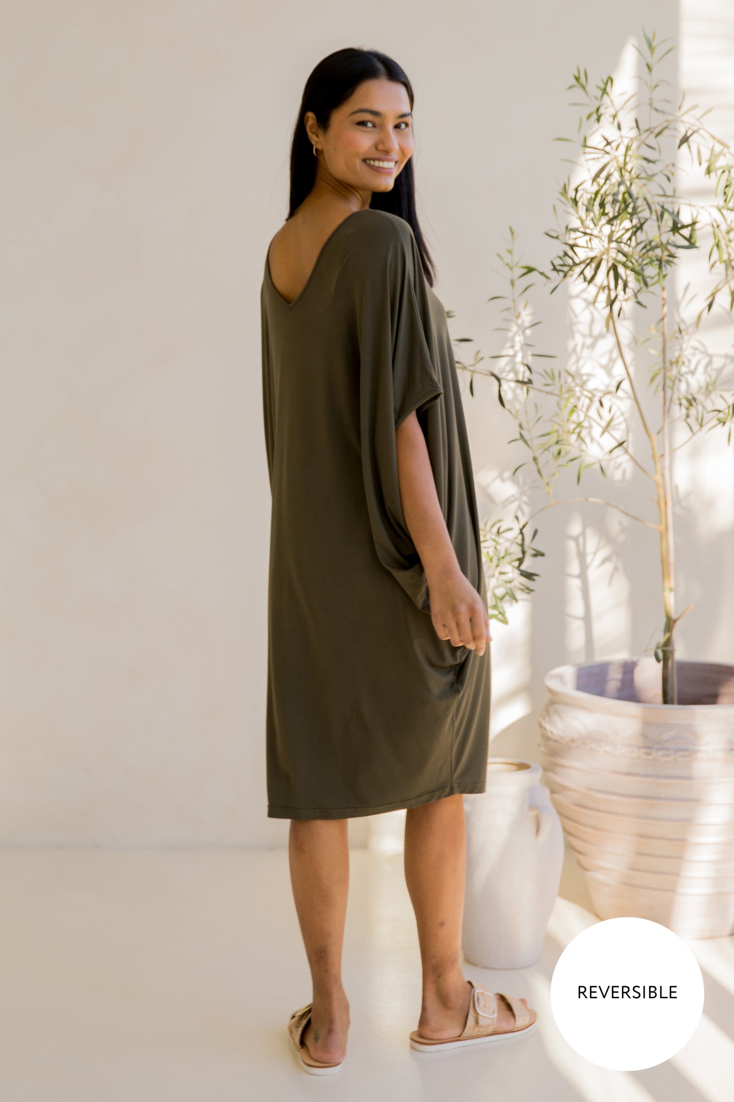 Miracle Dress | Moss Green