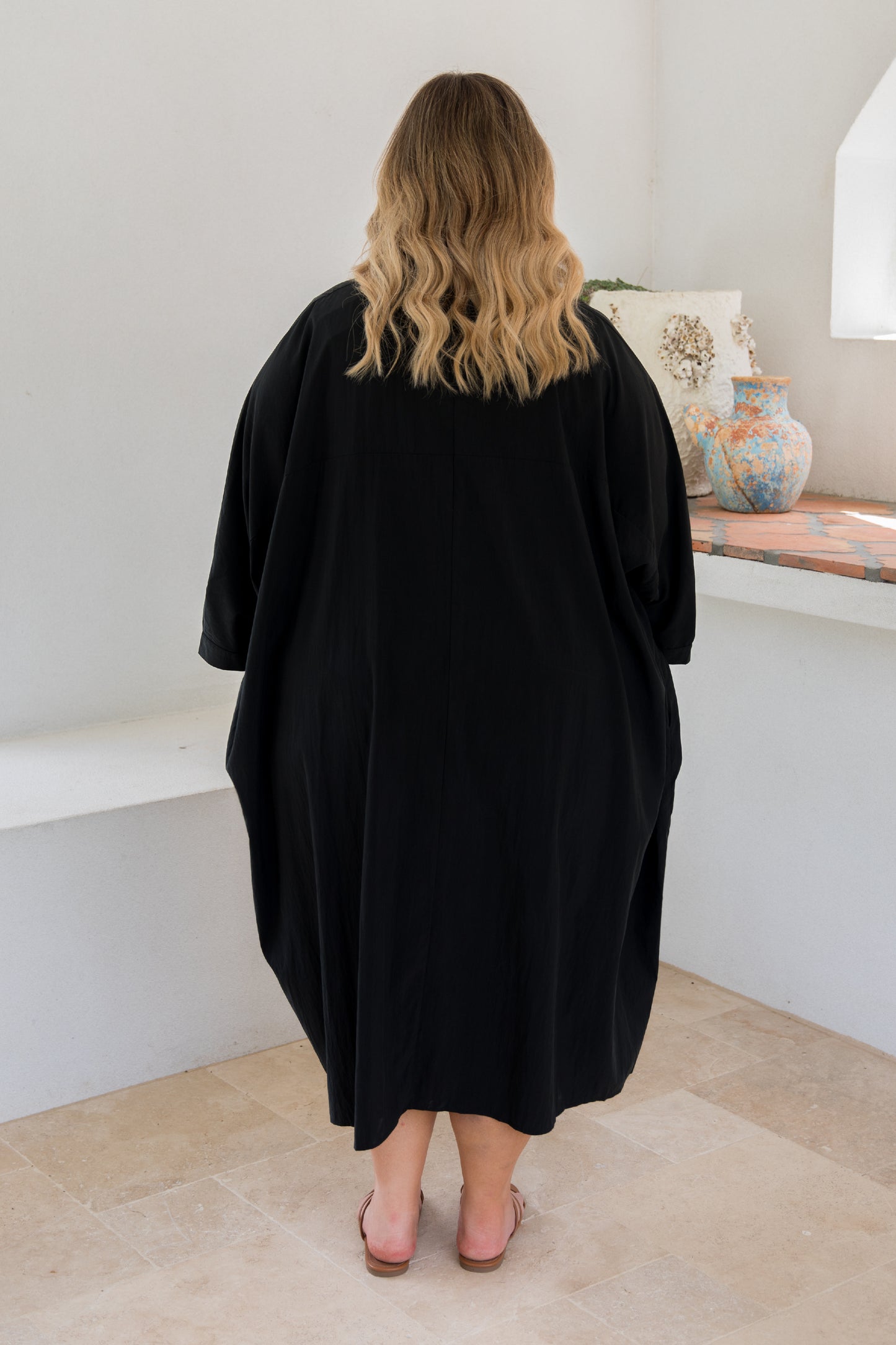 Miracle Shirt Dress | Black