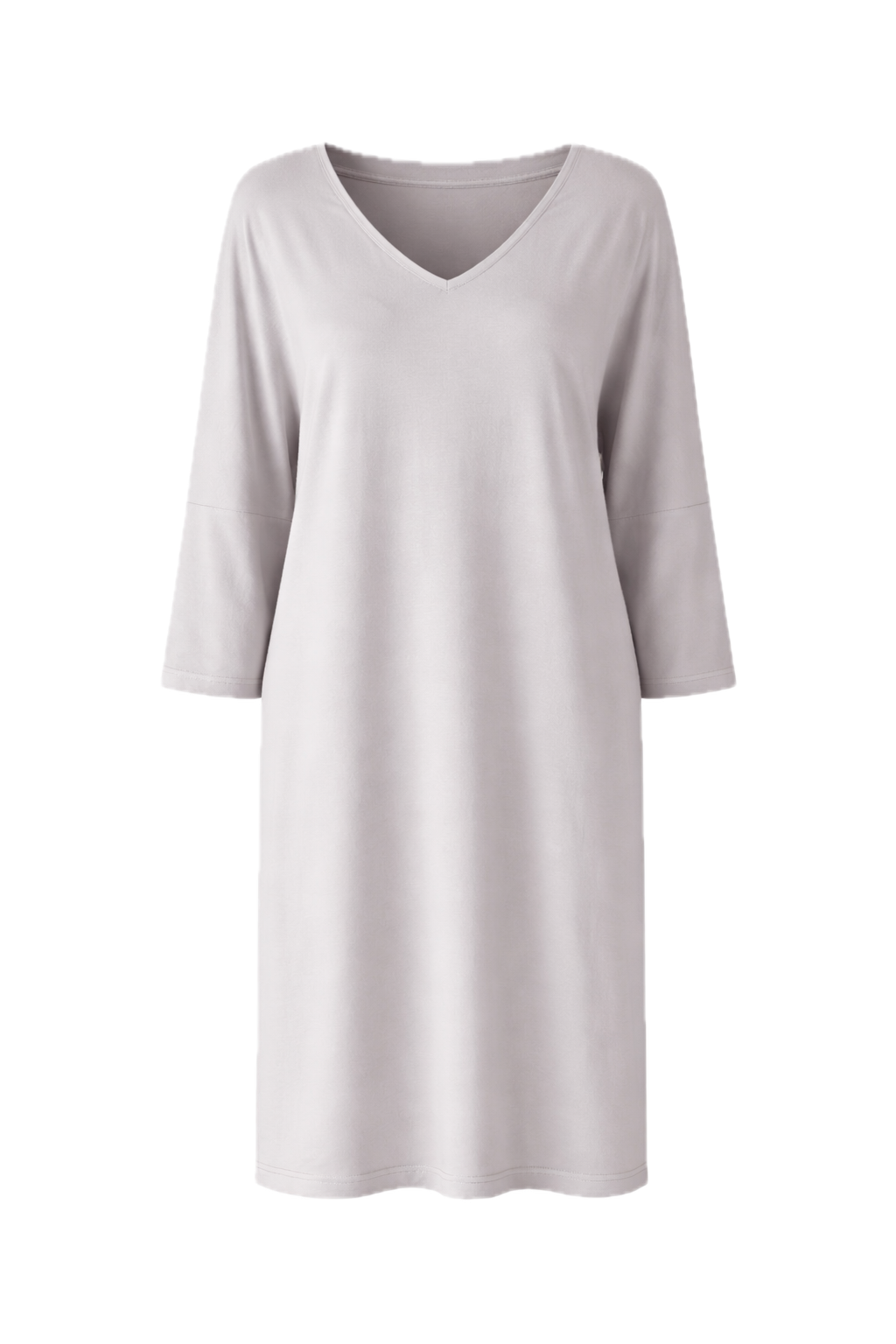 NICE Bamboo Mid Sleeve Classic Length Dress | Stone