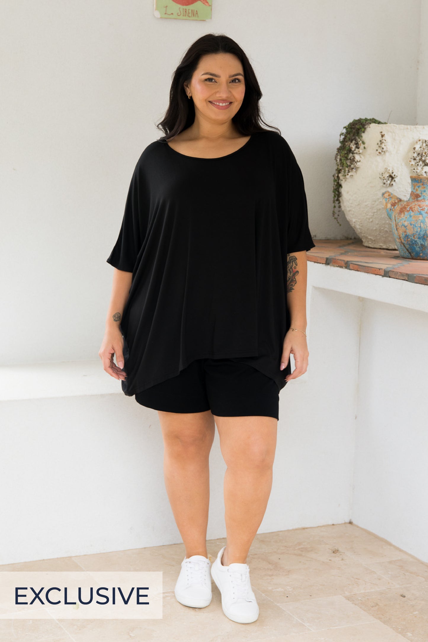 Everyday Lounge Short in Black