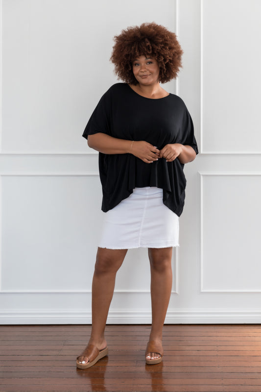 Plus-Sized Black Tops | PQ Collection | Nice Top