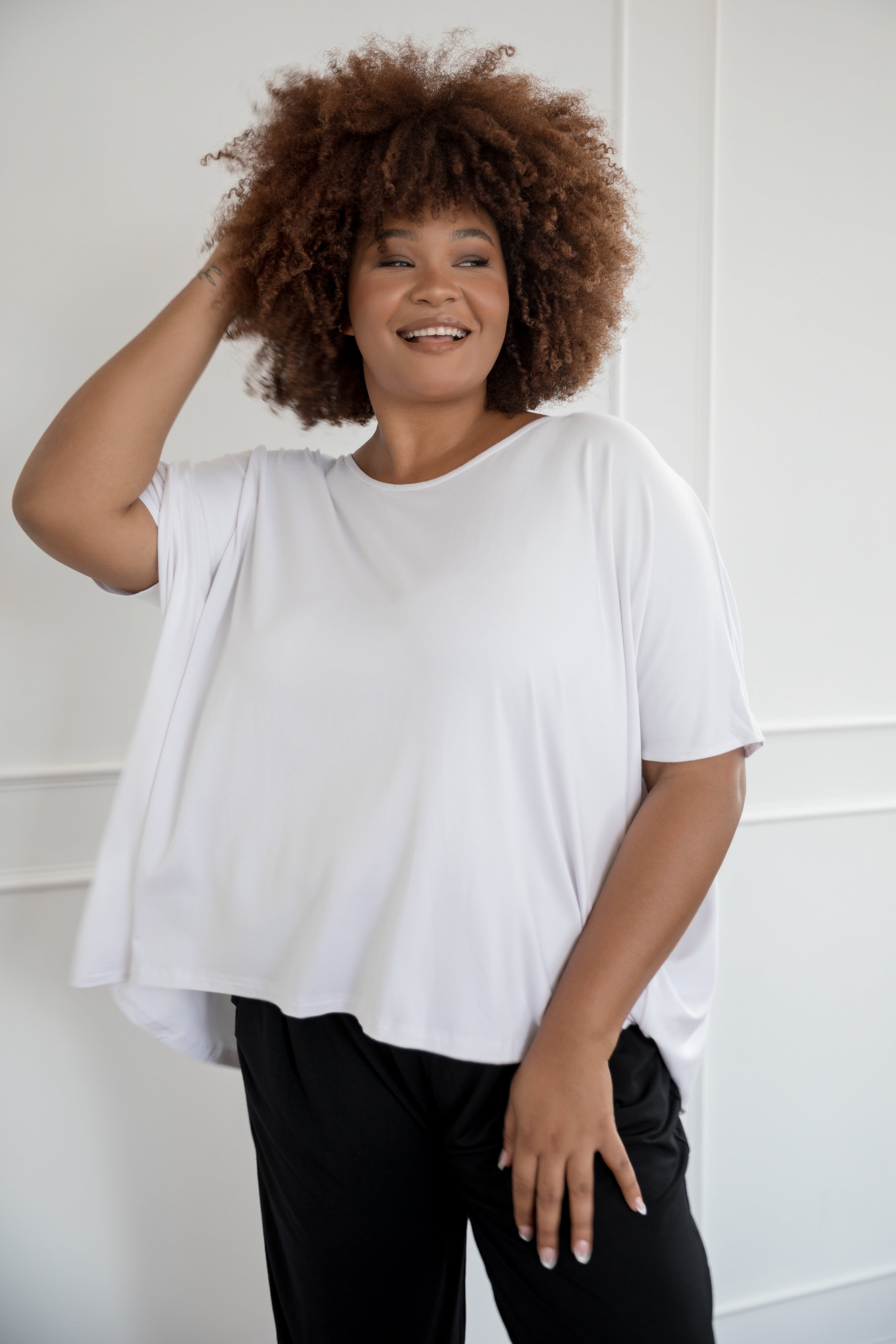 Cute white plus size hot sale tops