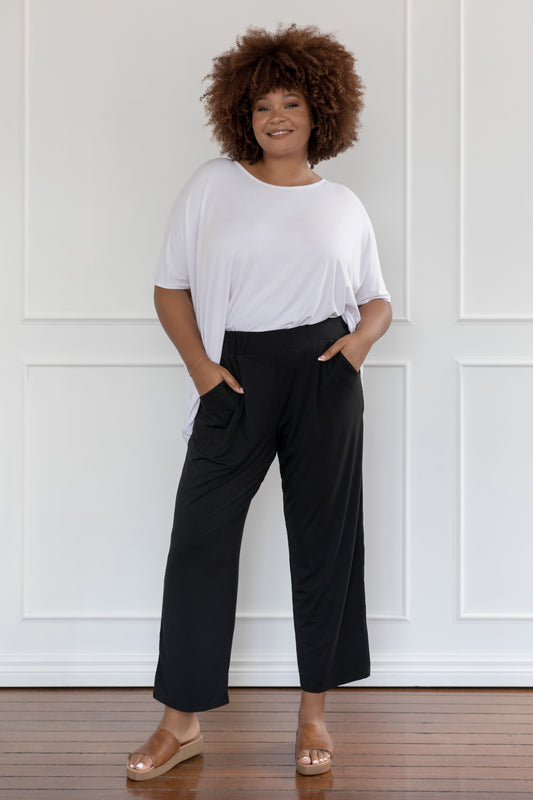 Plus-Sized Black Pants | PQ Collection | Frankie Pant