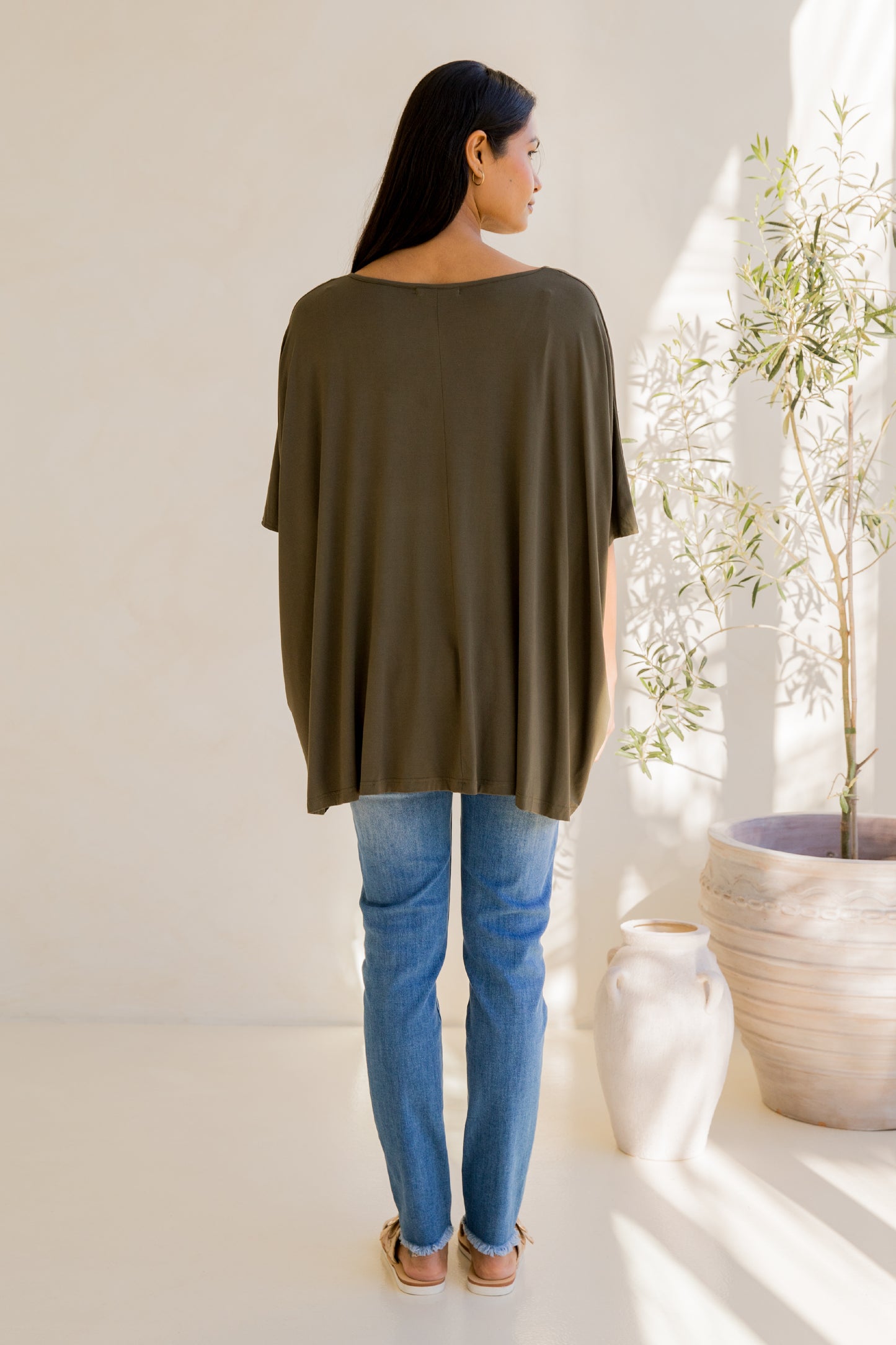 Nice Top | Moss Green