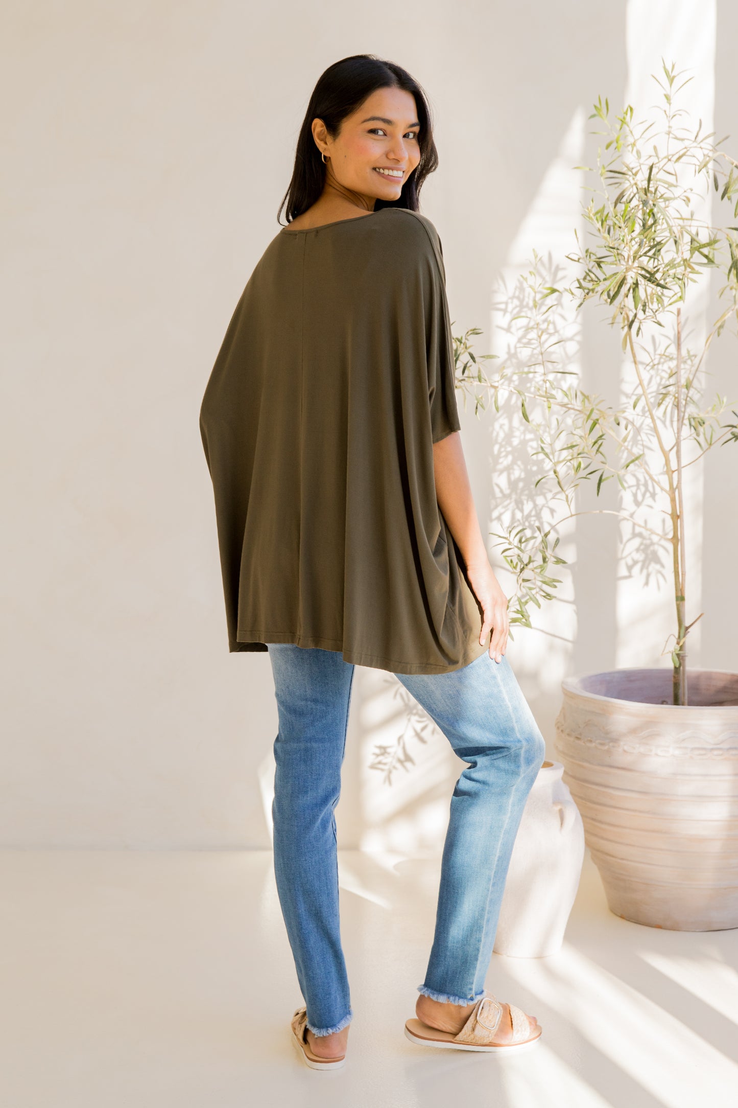 Nice Top | Moss Green