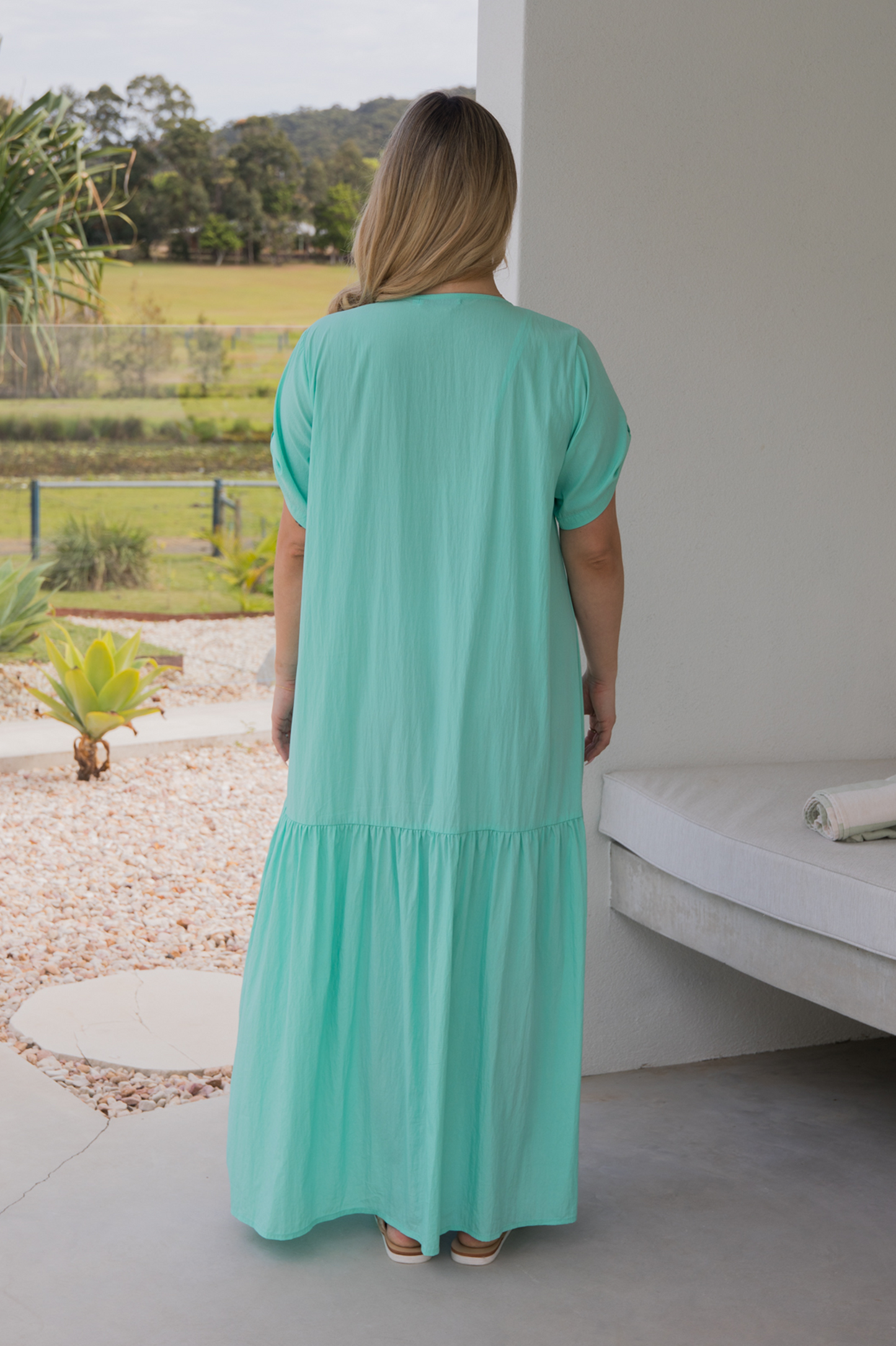 Peak Maxi Dress | Seafoam