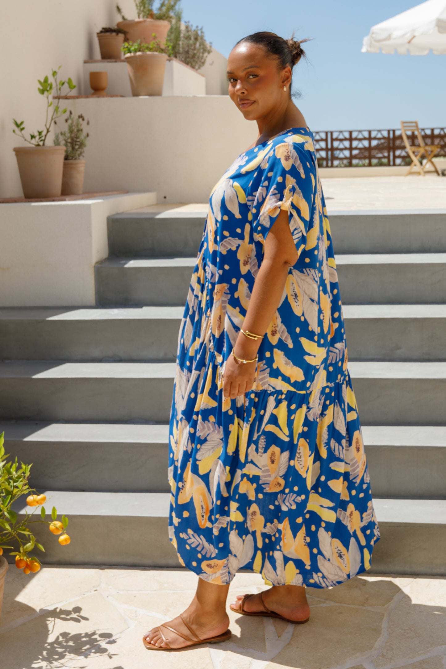 Peak Maxi Dress | Blue Fruit Punch