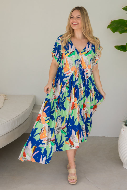 Peak Maxi Dress in Getaway