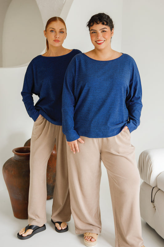 Pennie Long Sleeve Top | Ocean Marle