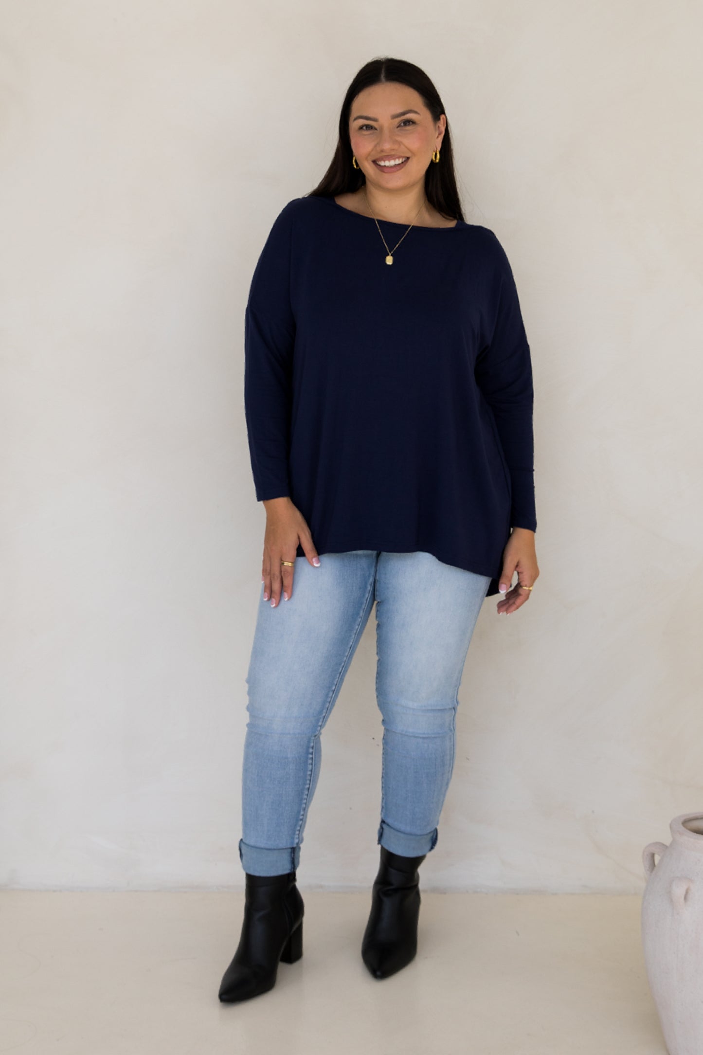 Pippa Top | Navy