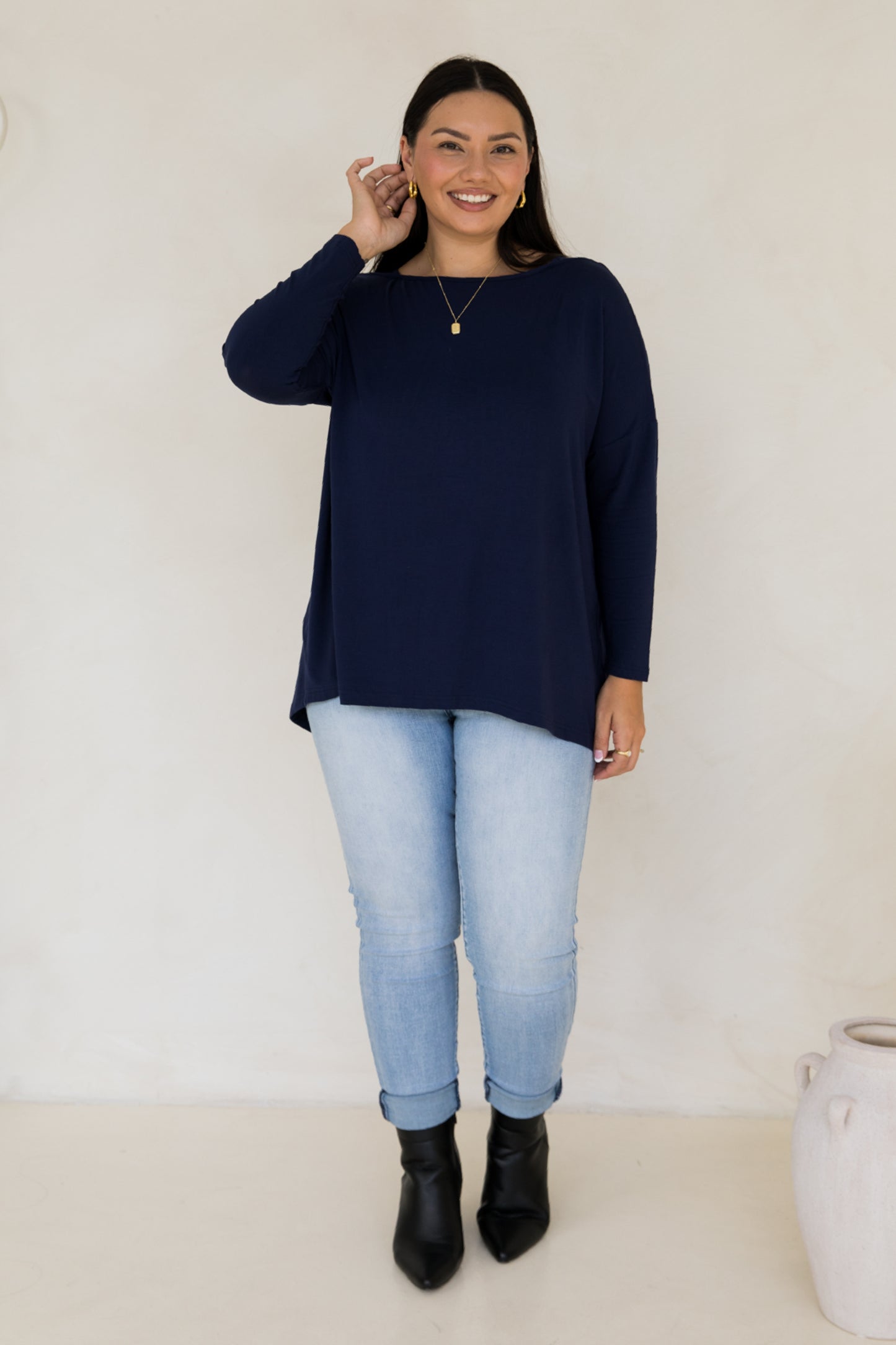 Pippa Top | Navy