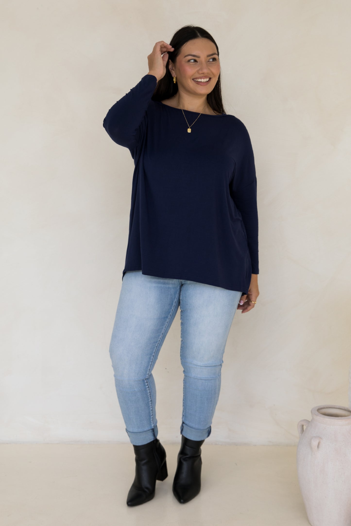 Pippa Top | Navy