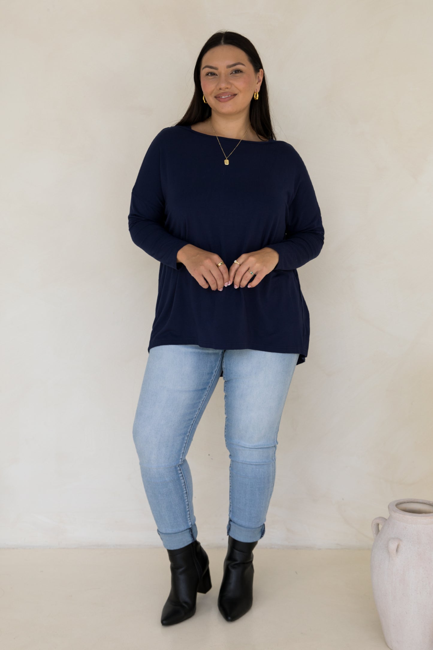 Pippa Top | Navy