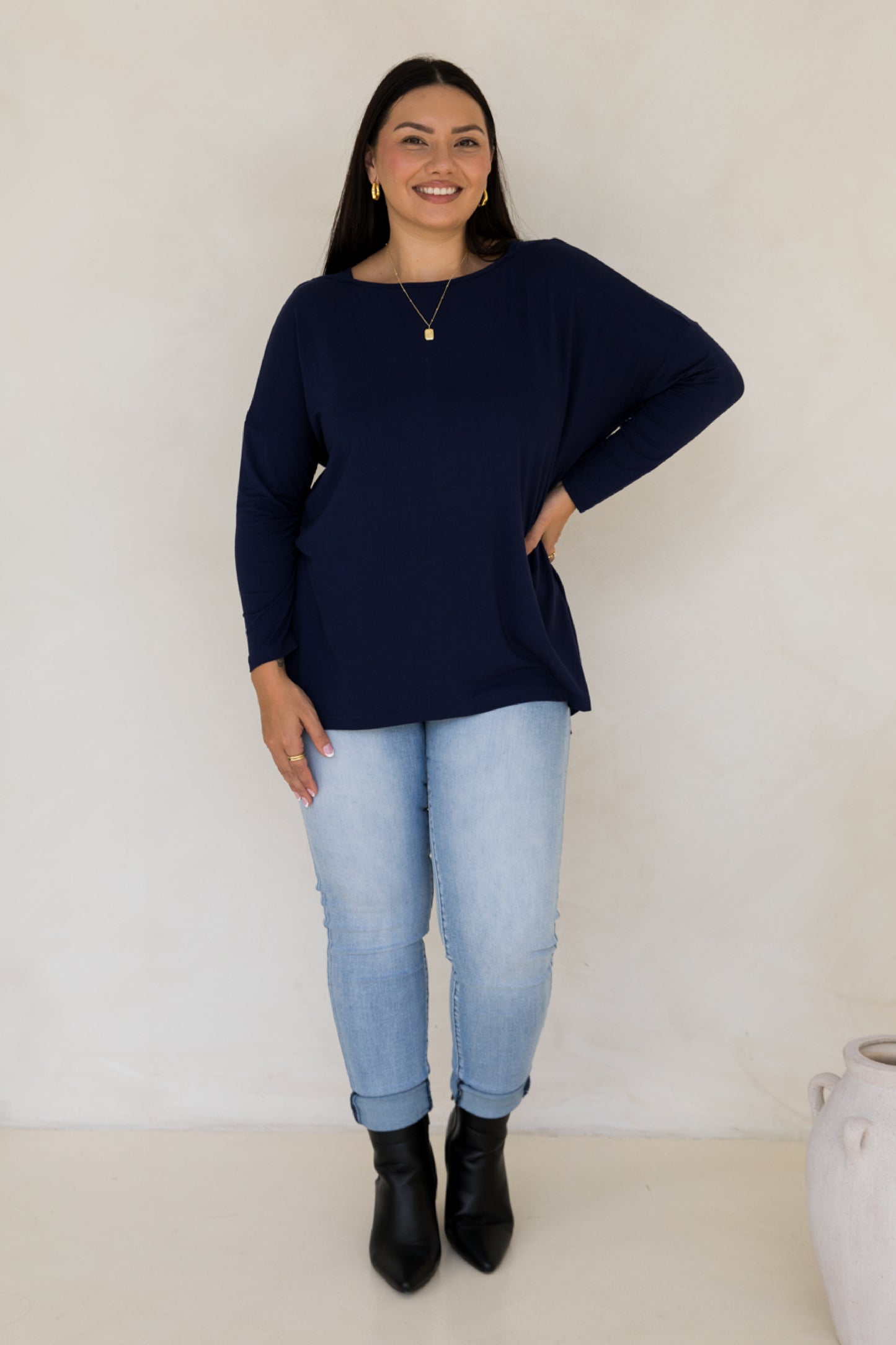 Pippa Top | Navy