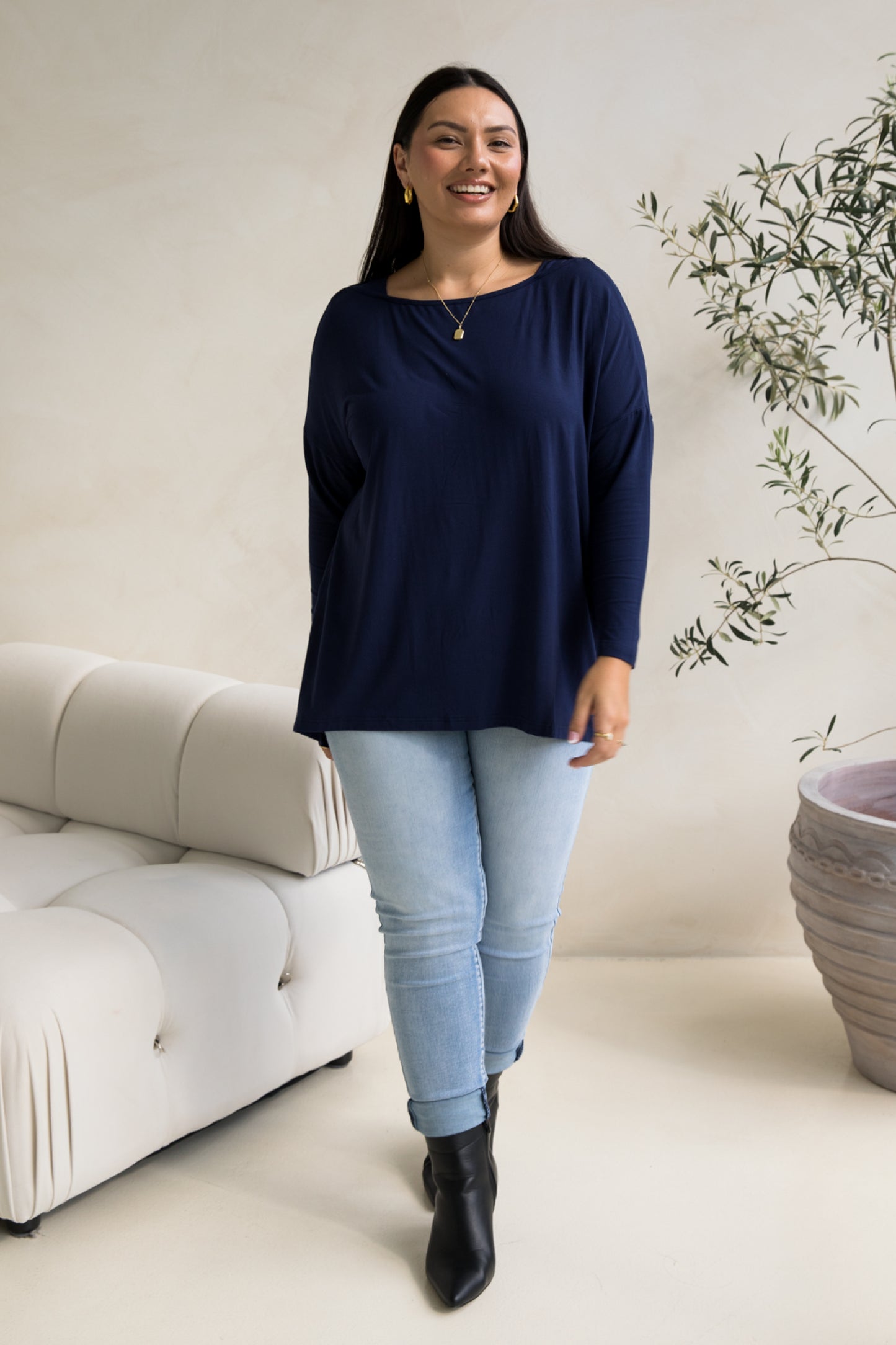 Pippa Top | Navy