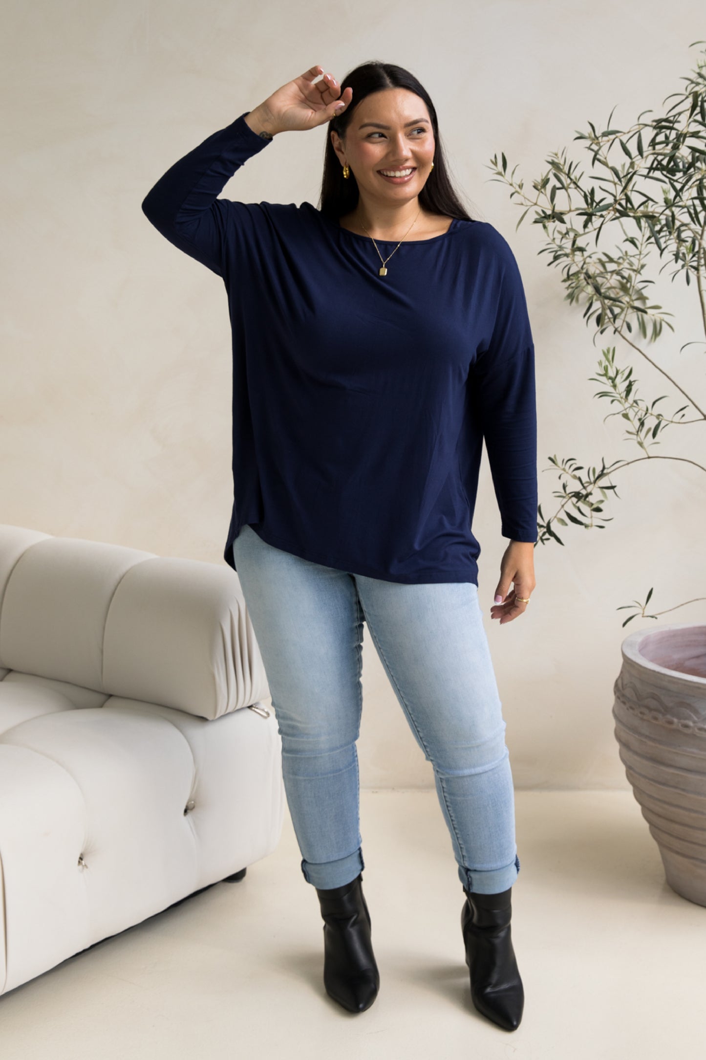 Pippa Top | Navy