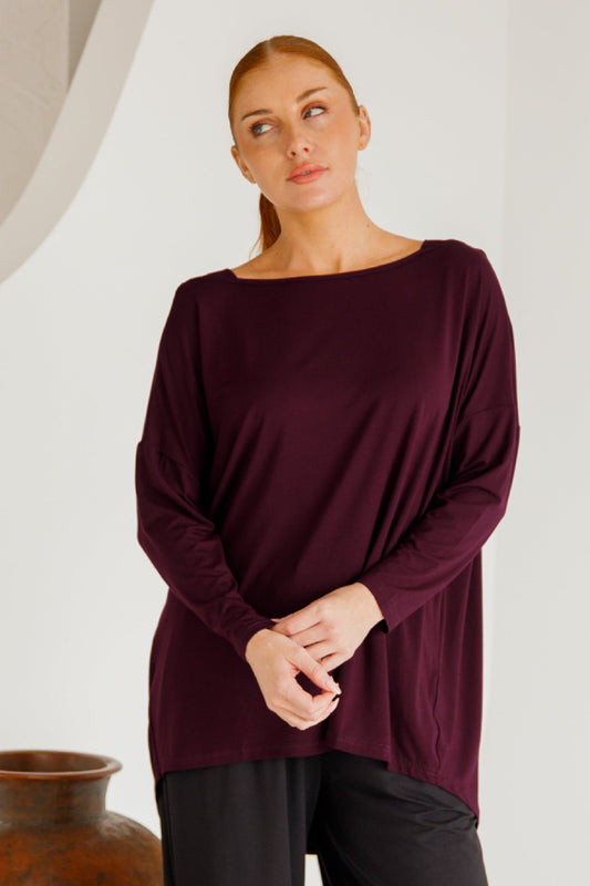 Pippa Bamboo Top | Berry