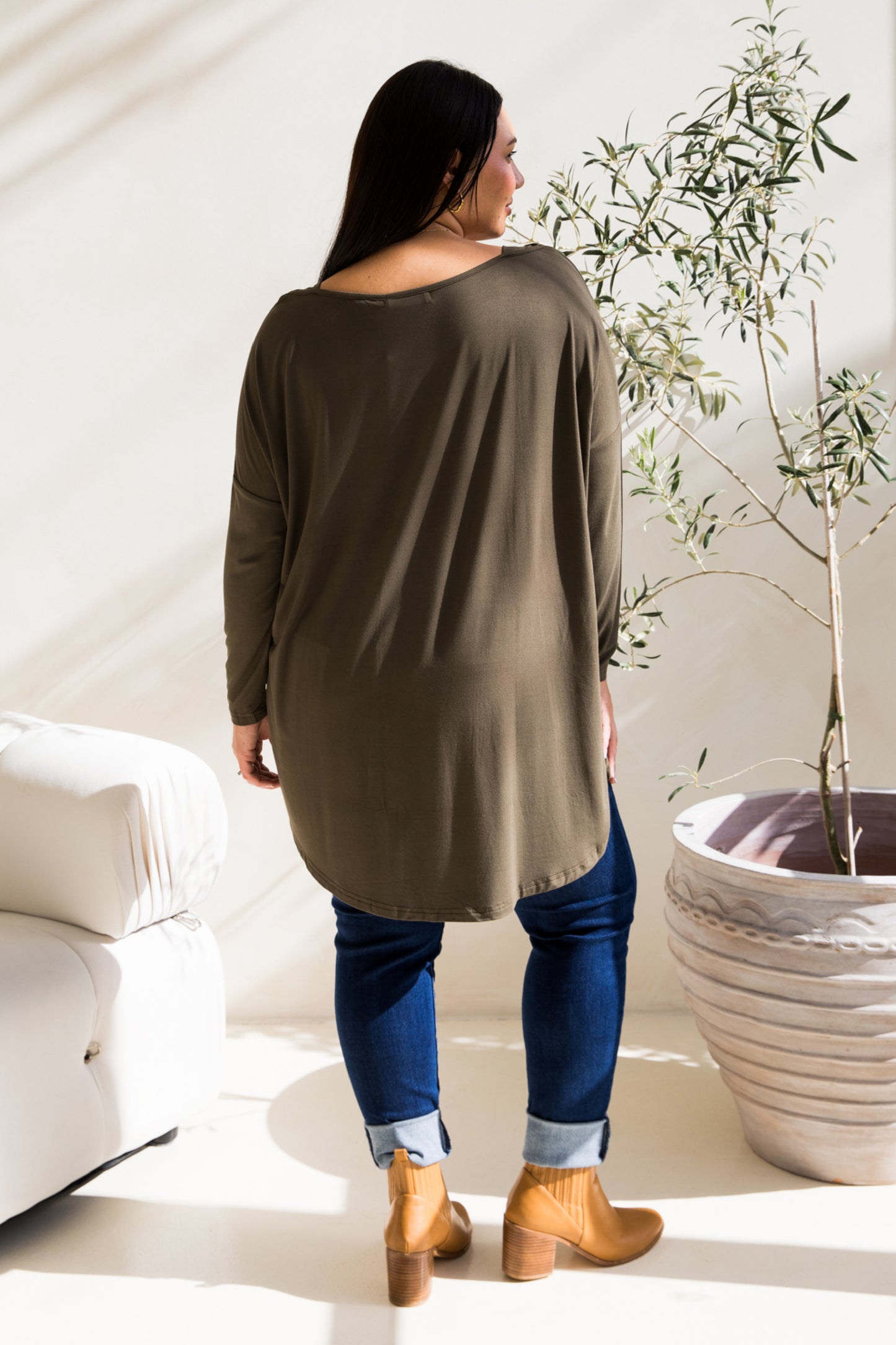 Pippa Top | Moss Green