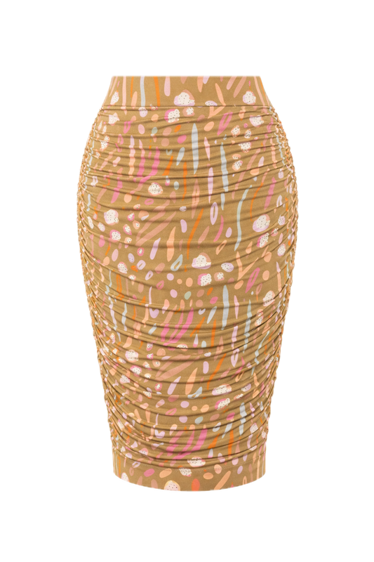 RUCHE Bamboo Classic Length Skirt | Outback Dream | FINAL SALE