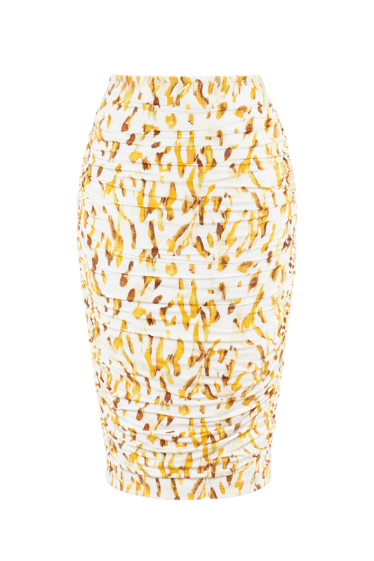 RUCHE Bamboo Classic Length Skirt | Tuscan Lane | FINAL SALE