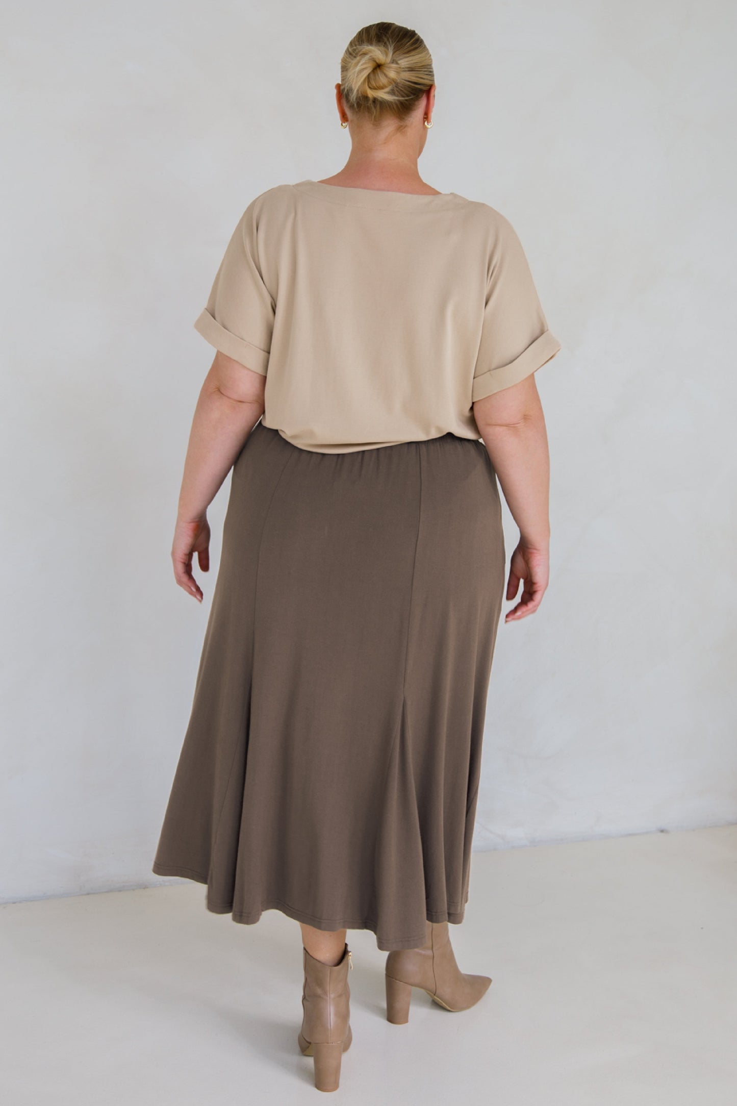 Adeline Skirt | Dark Beige