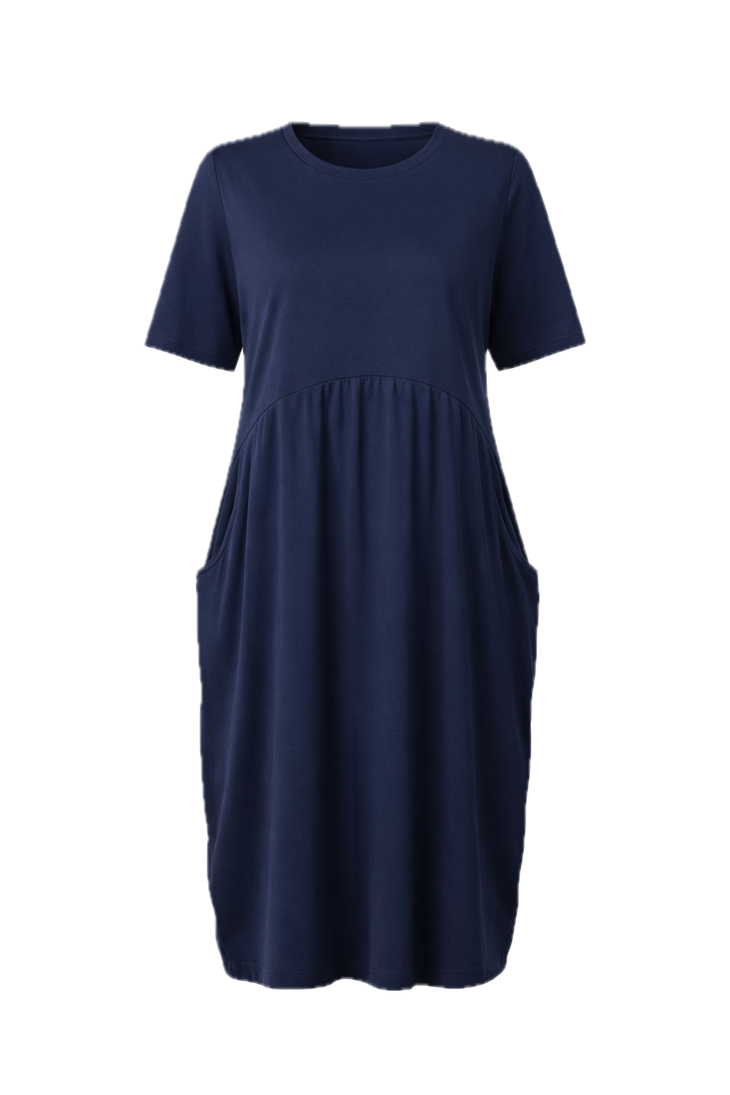 SOHO Bamboo Short Sleeve Midi Dress | Navy