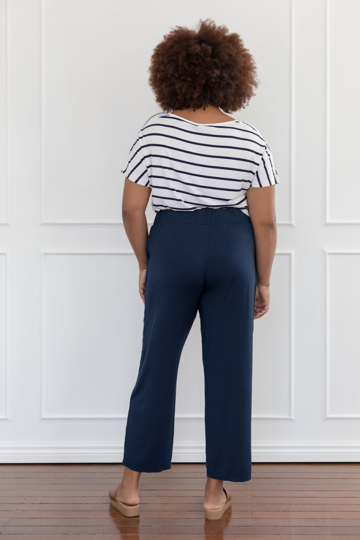Plus-Sized Navy Pants | PQ Collection | Frankie Pant