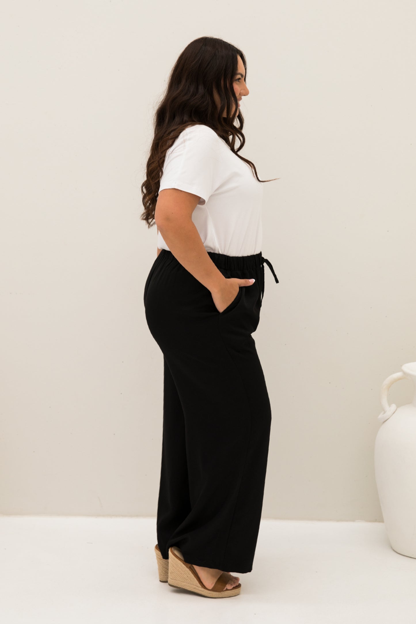 Samara Pant | Black Tencel