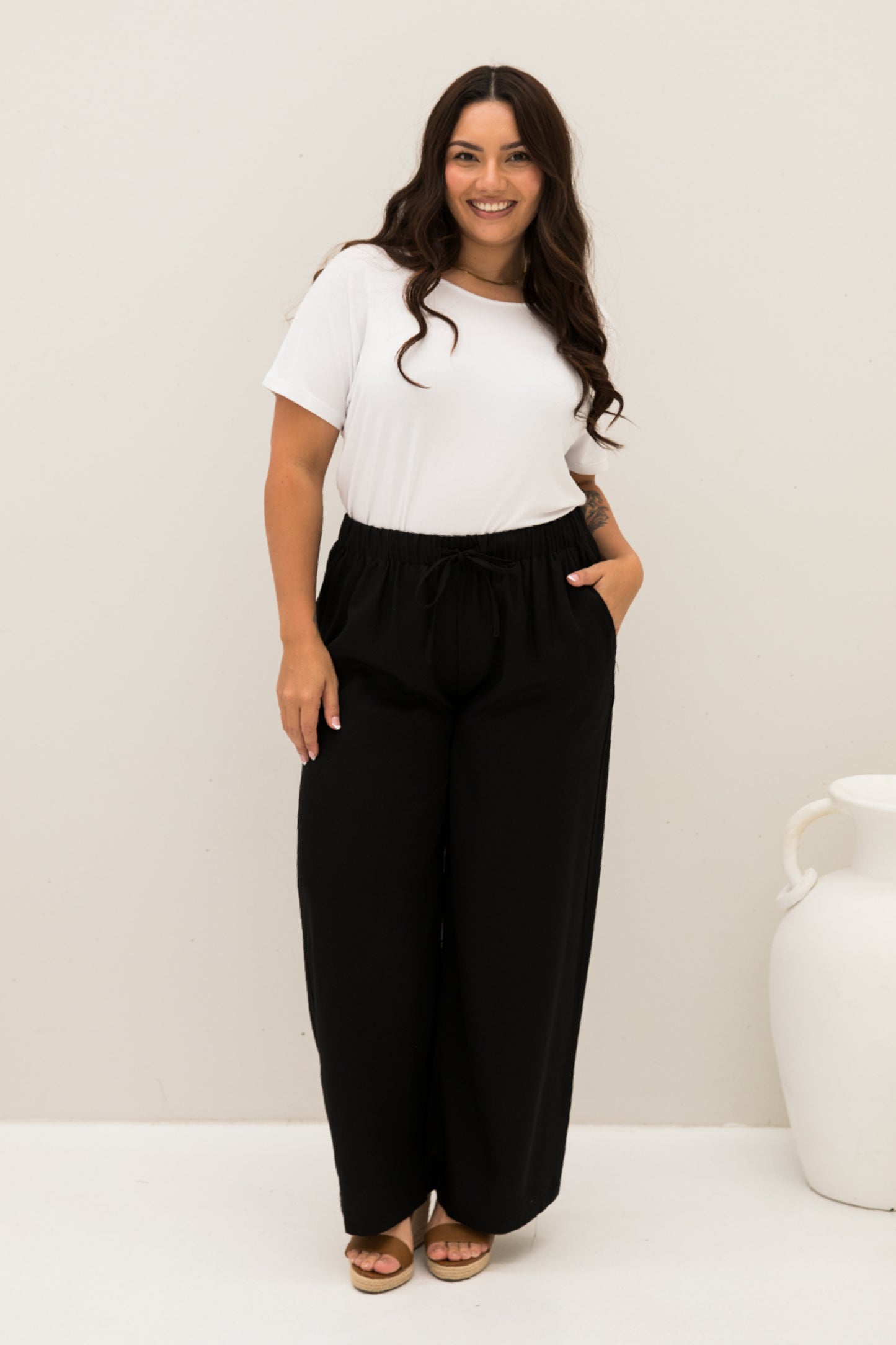 Samara Pant | Black Tencel