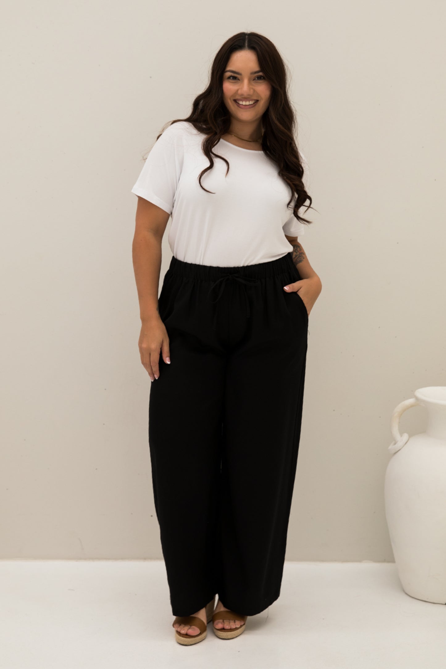 Samara Pant | Black Tencel